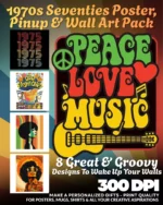 1970s Seventies Poster Pinup & Wall Art Pack