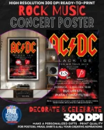 Acdc 11 Music Rock Concert Poster Wall Art