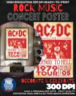 Acdc 19 Music Rock Concert Poster Wall Art