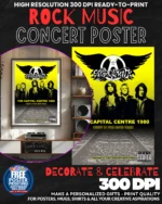 Aerosmith 4 Music Rock Concert Poster Wall Art