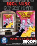 Aersomith 1 Music Rock Concert Poster Wall Art