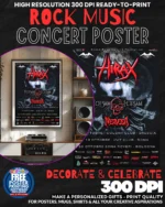 Airax 1 Music Rock Concert Poster Wall Art