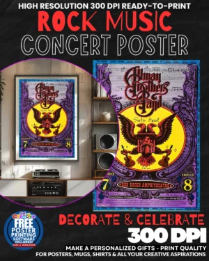 Allman Brothers 1 Music Rock Concert Poster Wall Art