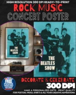 Beatles 8 Music Rock Concert Poster Wall Art