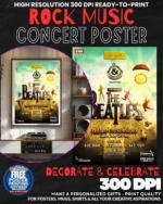 Betales 3 Music Rock Concert Poster Wall Art