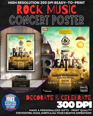 Betales 3 Music Rock Concert Poster Wall Art