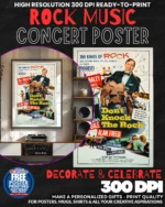 Bill Haley 1 Music Rock Concert Poster Wall Art