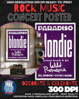 Bondie 1 Music Rock Concert Poster Wall Art