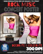 Britney Spears 1 Music Rock Concert Poster Wall Art