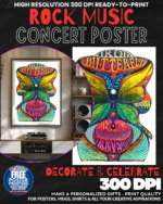 Butterfly 1 Music Rock Concert Poster Wall Art