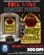 Cobra 1 Music Rock Concert Poster Wall Art