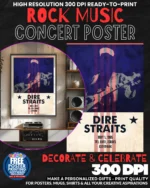 Dire Straits 1 Music Rock Concert Poster Wall Art