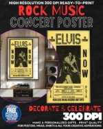 Elvis 1 Music Rock Concert Poster Wall Art