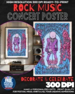 Grateful Dead 2 Music Rock Concert Poster Wall Art