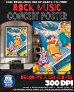 Grateful Dead 5 Music Rock Concert Poster Wall Art