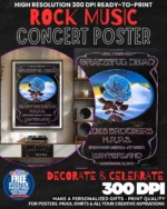 Grateful Dead 7 Music Rock Concert Poster Wall Art