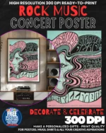 Grateful Dead 8 Music Rock Concert Poster Wall Art