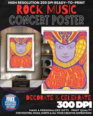 Grateful Dead 12 Music Rock Concert Poster Wall Art