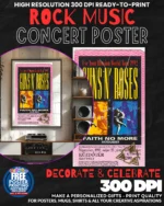 Guns N Roses 7 Music Rock Concert Poster Wall Art