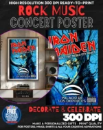 Iron Maiden 3 Music Rock Concert Poster Wall Art