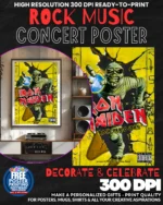 Iron Maiden 7 Music Rock Concert Poster Wall Art