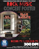 Iron Maiden 11 Music Rock Concert Poster Wall Art