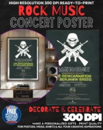 Iron Maiden 12 Music Rock Concert Poster Wall Art