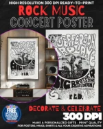 Jefferson Airplance 1 Music Rock Concert Poster Wall Art