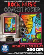 Jefferson Airplane 2 Music Rock Concert Poster Wall Art