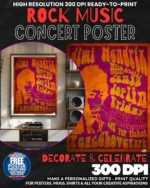 Jimi Hendrix 8 Music Rock Concert Poster Wall Art