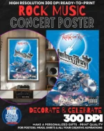 Judas Priest 1 Music Rock Concert Poster Wall Art