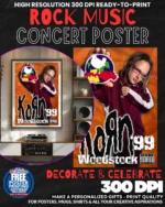 Korn 1 Music Rock Concert Poster Wall Art