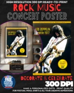 Led Zeppelin 3 Music Rock Concert Poster Wall Art