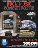 Letsfallinart   Music Posters & Covers 335 Music Rock Concert Poster Wall Art