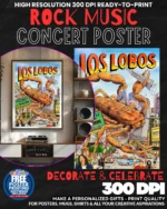 Los Lobos 1 Music Rock Concert Poster Wall Art