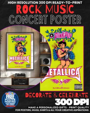 Metallica 10 Music Rock Concert Poster Wall Art
