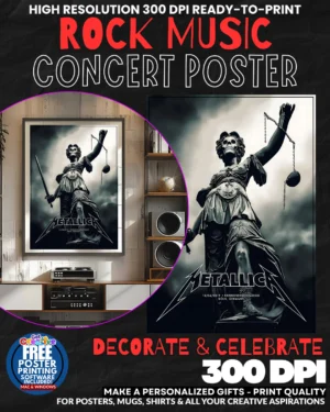 Metallica 14 Music Rock Concert Poster Wall Art