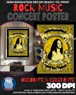 Metallica 24 Music Rock Concert Poster Wall Art