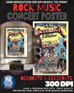 Metallica 27 Music Rock Concert Poster Wall Art