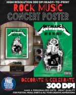 Metallica 31 Music Rock Concert Poster Wall Art