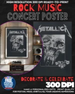 Metallica 35 Music Rock Concert Poster Wall Art