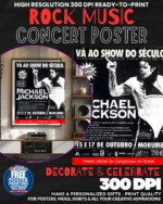 Michael Jackson 1 Music Rock Concert Poster Wall Art