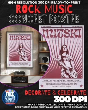 Mitski 1 Music Rock Concert Poster Wall Art