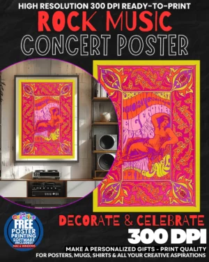 Moby Grape 1 Music Rock Concert Poster Wall Art