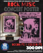 Nirvana 8 Music Rock Concert Poster Wall Art