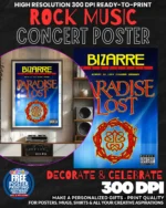 Paradise Lost 1 Music Rock Concert Poster Wall Art