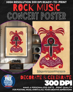 Phantasmooria Music Rock Concert Poster Wall Art
