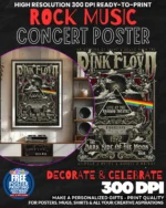 Pink Floyd 8 Music Rock Concert Poster Wall Art