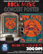 Pink Floyd 12 Music Rock Concert Poster Wall Art