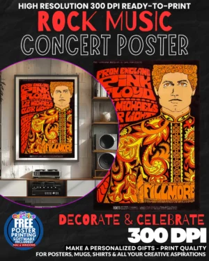 Pink Floyd 14 Music Rock Concert Poster Wall Art